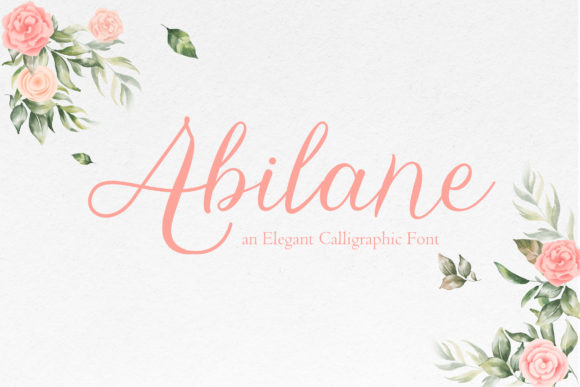 Abilane: An Elegant Script Font for Brand Identity