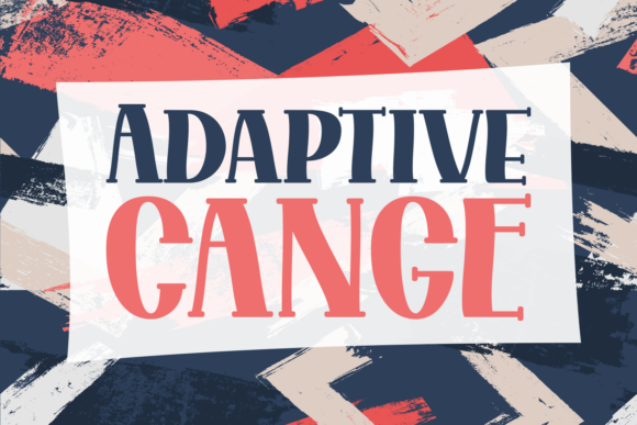 Adaptive Cange: A Bold Script Font for Editorial Design