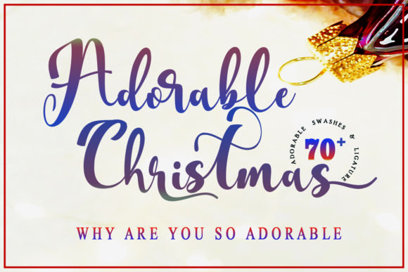 Adorable Christmas: A Script Font for Holiday Editorial Design