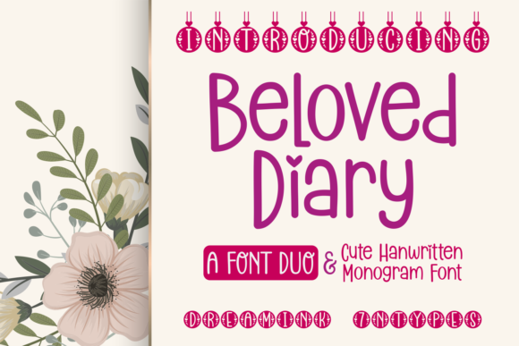 Beloved Diary: A Whimsical Font for Your Brand