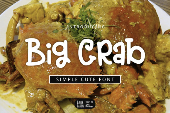 Big Crab: A Bold Handwritten Font for Editorial Design