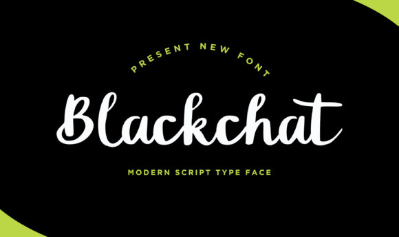 Blackchat: A Premium Handwritten Font for Brand Identity