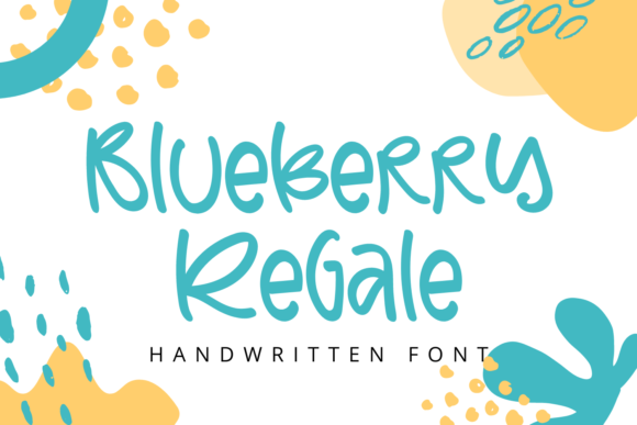 Blueberry Regale: The Handwritten Font for Bold Marketing