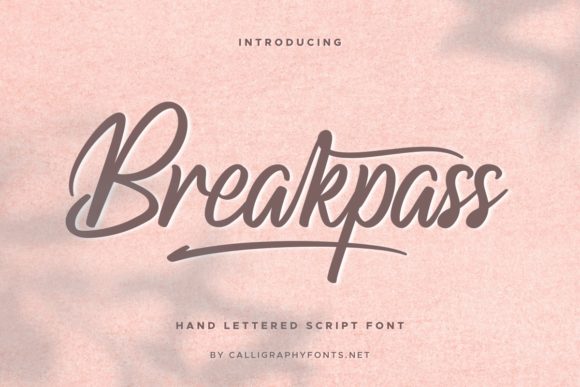 Breakpass: A Timeless Handwritten Font for Web Design
