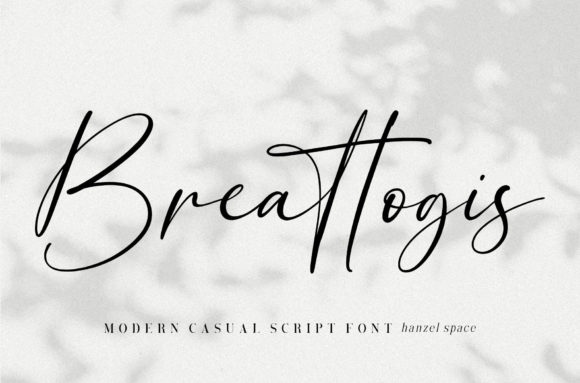 Breattogis: A Modern Script Font for Brand Impact