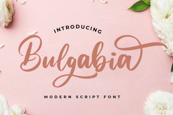 Bulgabia: A Refined Script Font for Editorial Design