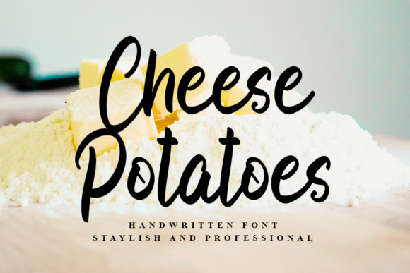 Cheese Potatoes: A Handwritten Font for Your Brand