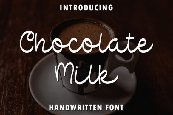 Chocolate Milk: A Handwritten Font for Polished Branding