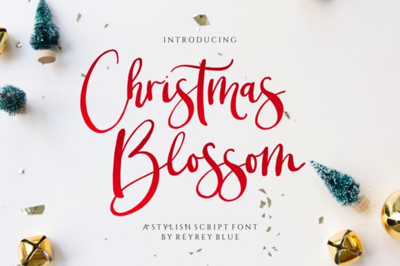 Christmas Blossom: The Elegant Script Font for Marketers