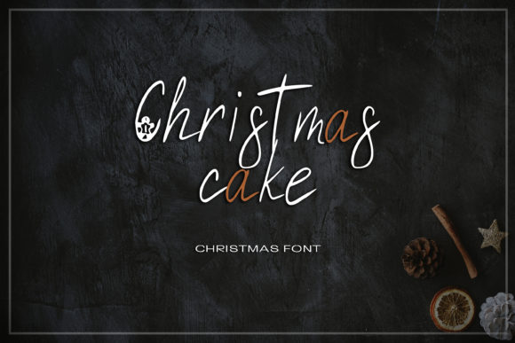 Christmas Cake: A Handwritten Font for Marketers