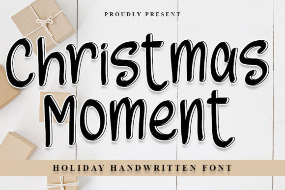 Christmas Moments: A Joyful Handwritten Font for Branding