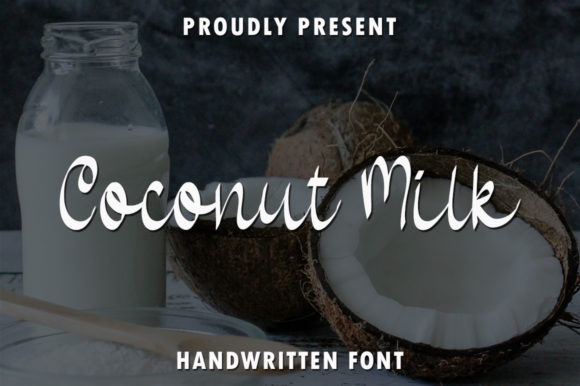 Coconut Milk: A Romantic Script Font for Brand Identity