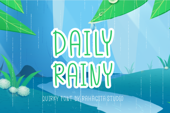 Daily Rainy: A Quirky Handwritten Font for Marketers