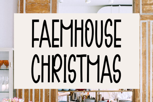 Farmhouse Christmas: A Handwritten Font for Web Design