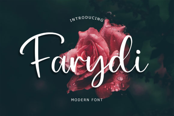 Farydi: A Modern Script Font for Crafters