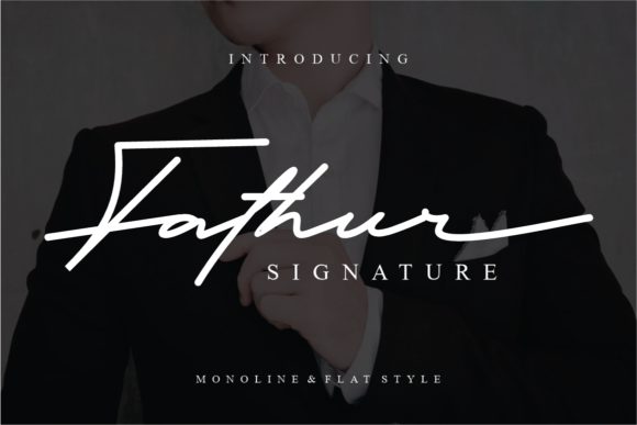 Fathur: A Modern Handwritten Font for Your Brand