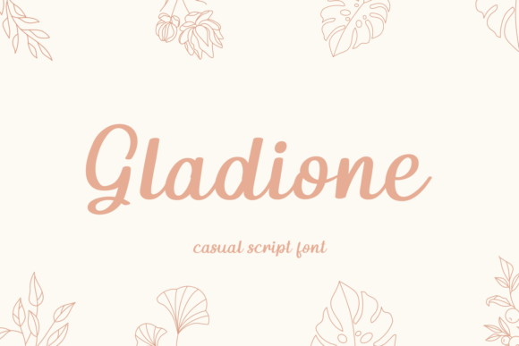 Gladione: A Friendly Handwritten Font for Small Business