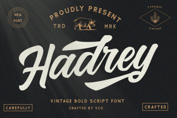 Hadrey: The Vintage Handwritten Font for Campaigns