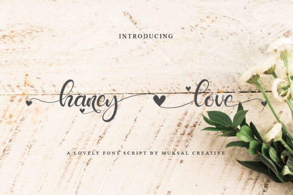 Haney Love: A Handwritten Font for Editorial Elegance