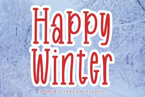 Happy Winter: A Modern Handwritten Font for Branding