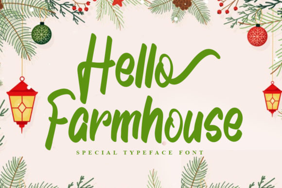 Hello Farmhouse: A Handwritten Font for Editorial Design