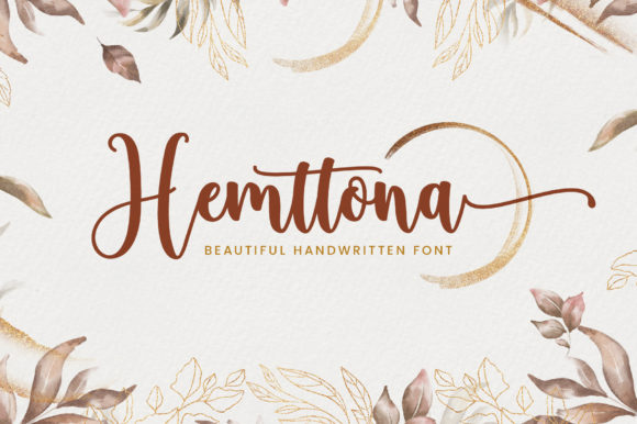 Hemttona: A Romantic Handwritten Font for Web Design