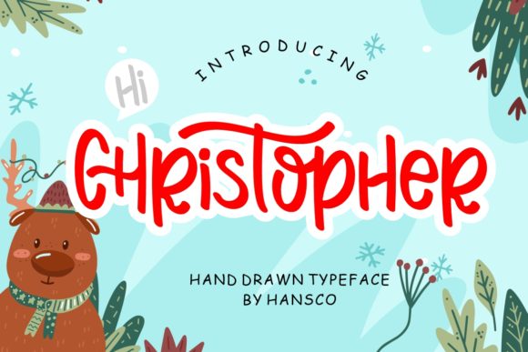 Hi Christopher: A Joyful Handwritten Font for Makers
