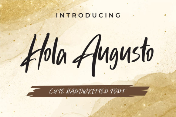 Hola Augusto: A Friendly Handwritten Font for Small Business