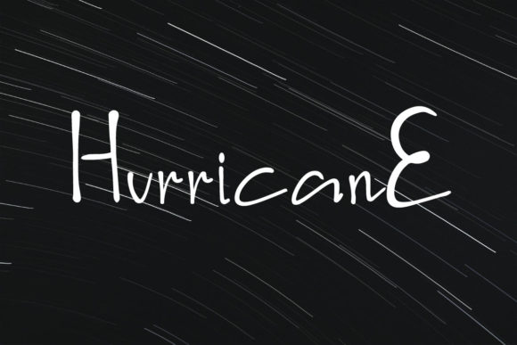 Hurricane: A Handwritten Font for Modern Web Design