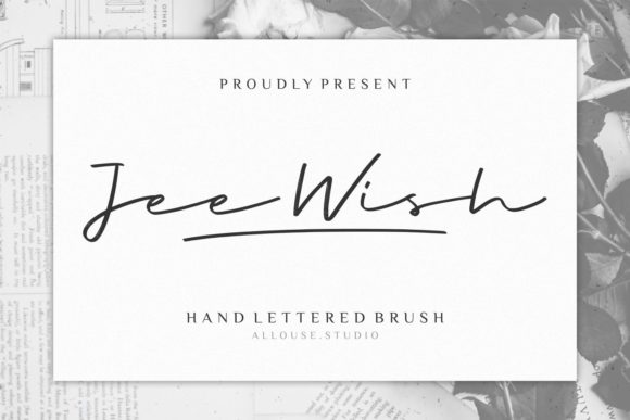Jee Wish: A Beautiful Handwritten Font for Makers