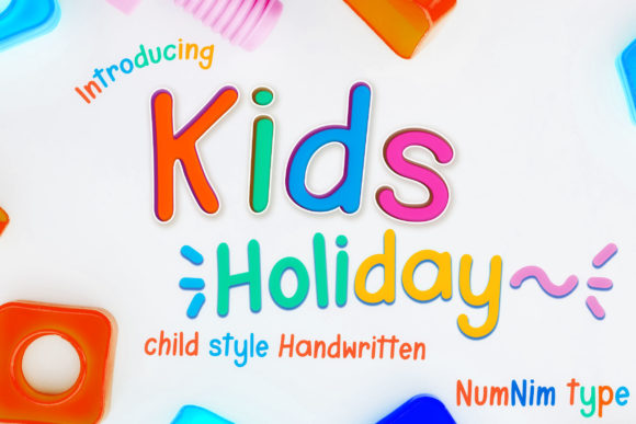 Kids Holiday: A Playful Font for Crafters