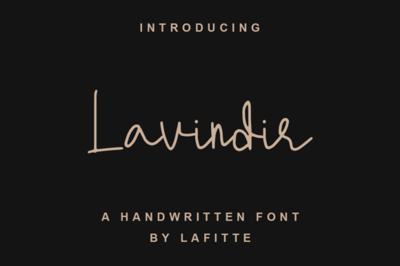 Lavindir: A Modern Handwritten Font for Brand Identity