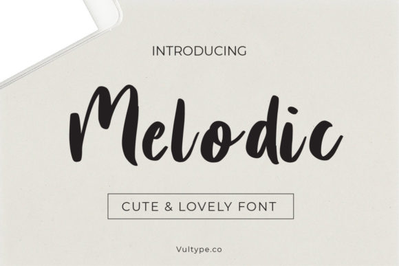 Melodic: A Bold Script Font for Marketers