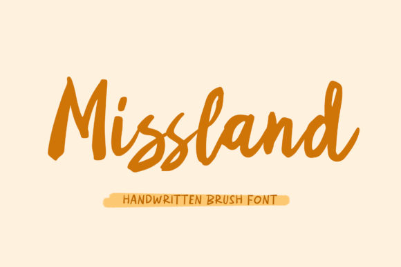 Missland: A Handwritten Font for Editorial Elegance