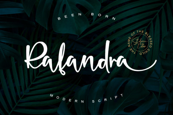 Rafandra: A Timeless Handwritten Font for Brand Identity