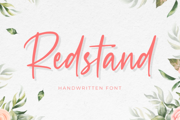 Redstand: The Script Font for Bold Brand Stories