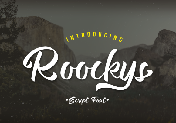 Roockys: A Bold Handwritten Font for Branding