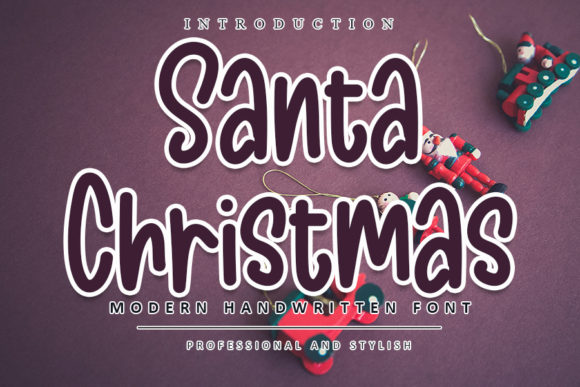 Santa Christmas: A Festive Handwritten Font for Crafters