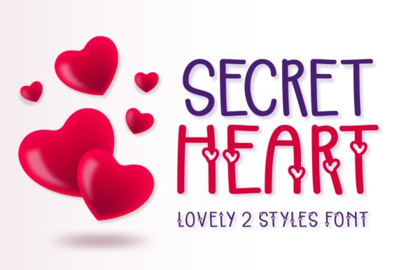 Secret Heart: A Handwritten Font for Modern Web Design
