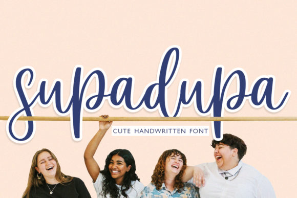 Supadupa: A Flowing Handwritten Font for Brand Identity