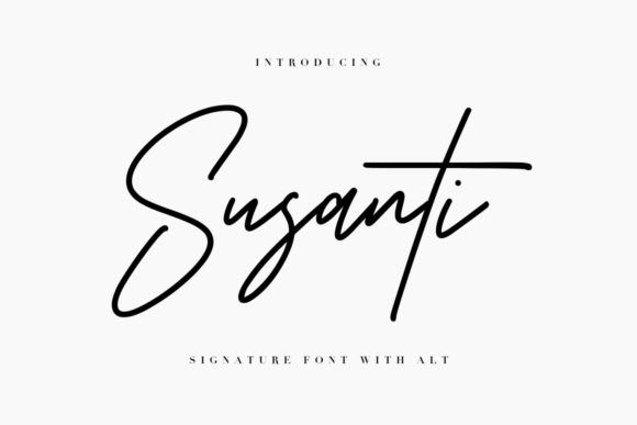 Susanti: An Elegant Handwritten Font for Branding