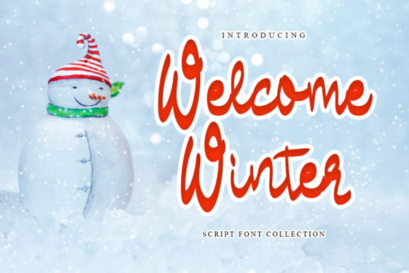 Welcome Winter: A Handwritten Font for Cozy Branding