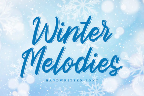 Winter Melodies: A Handwritten Font for Editorial Design